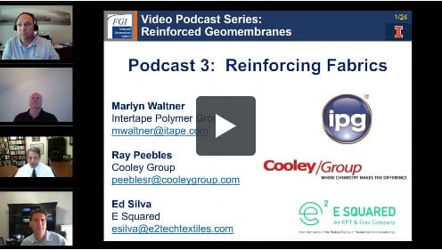 Video Podcast: Reinforced Geomembranes
