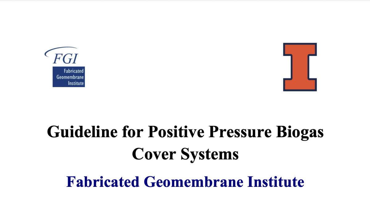 Guideline for Positive Pressure Biogas Cover Systems