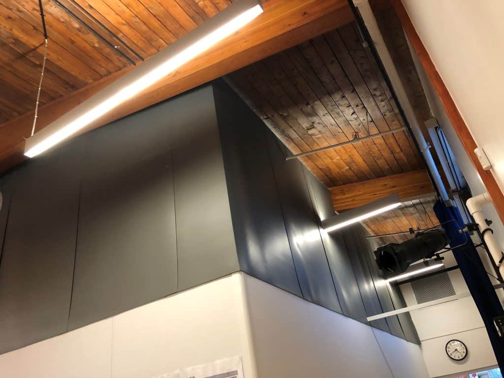 Industrial fabric curtain